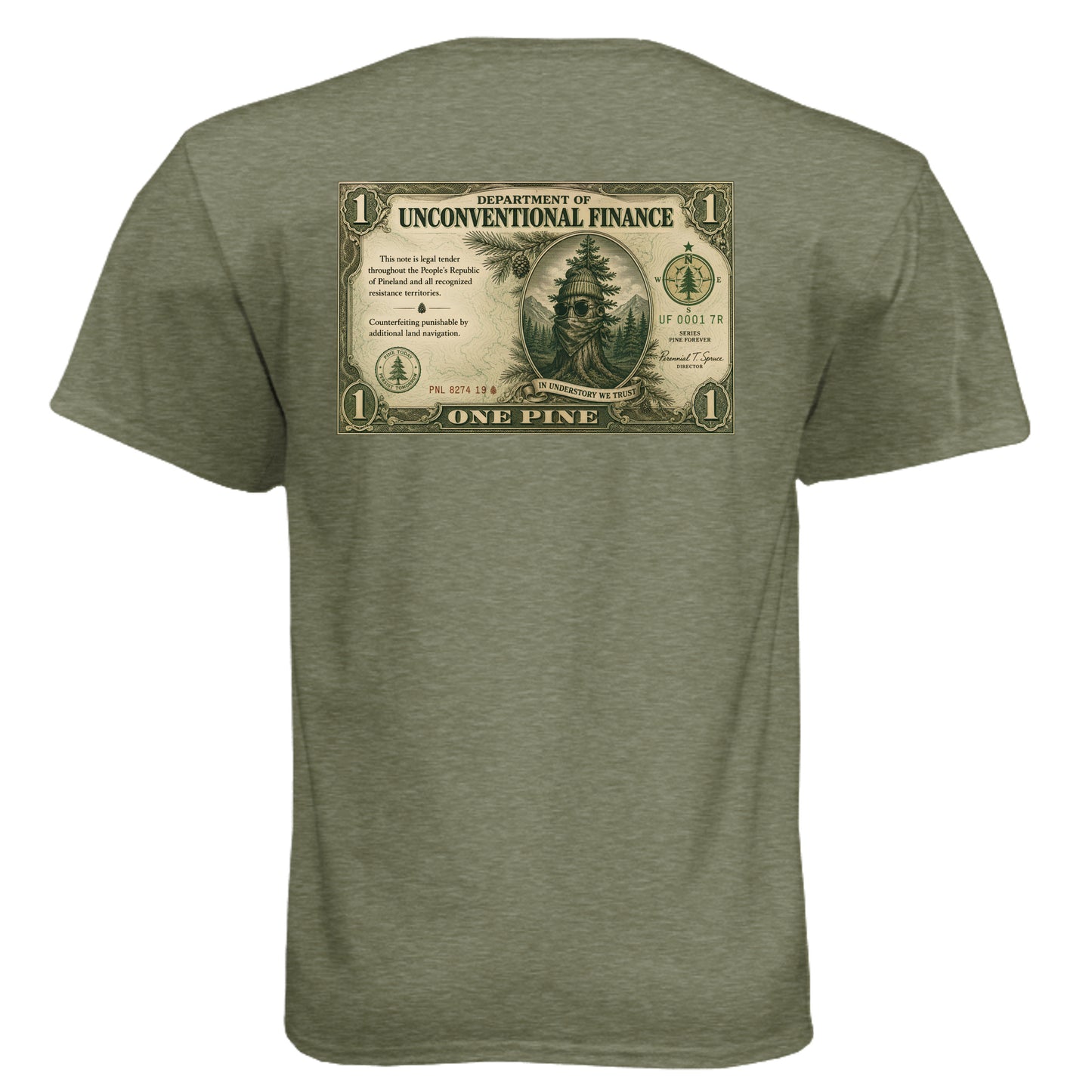 MILITARY GREEN - 6010 - BACK