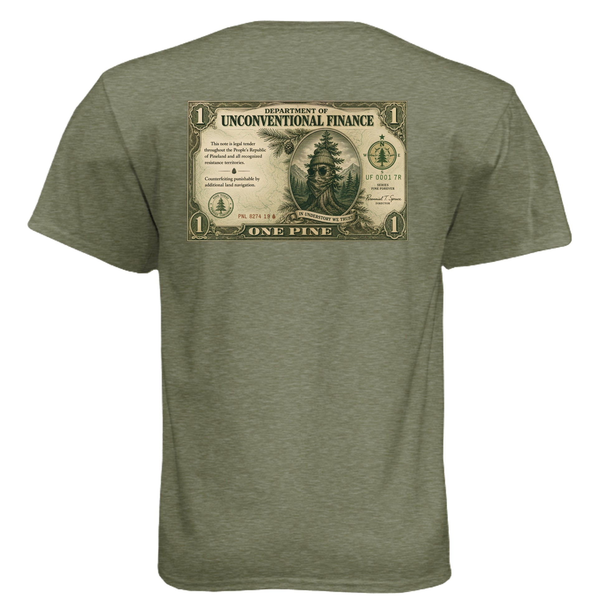 MILITARY GREEN - 6010 - BACK