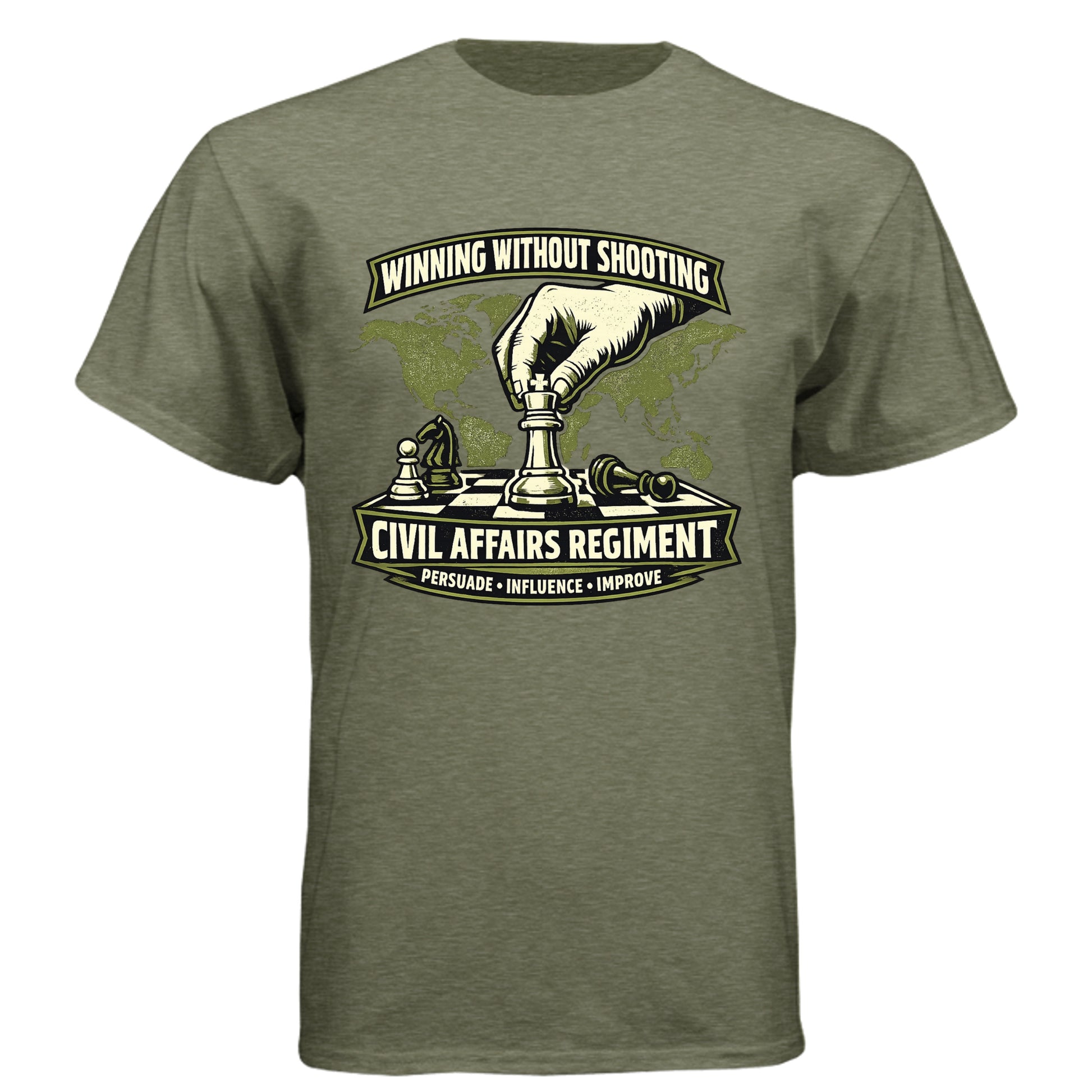 MILITARY GREEN - 6010 - FRONT