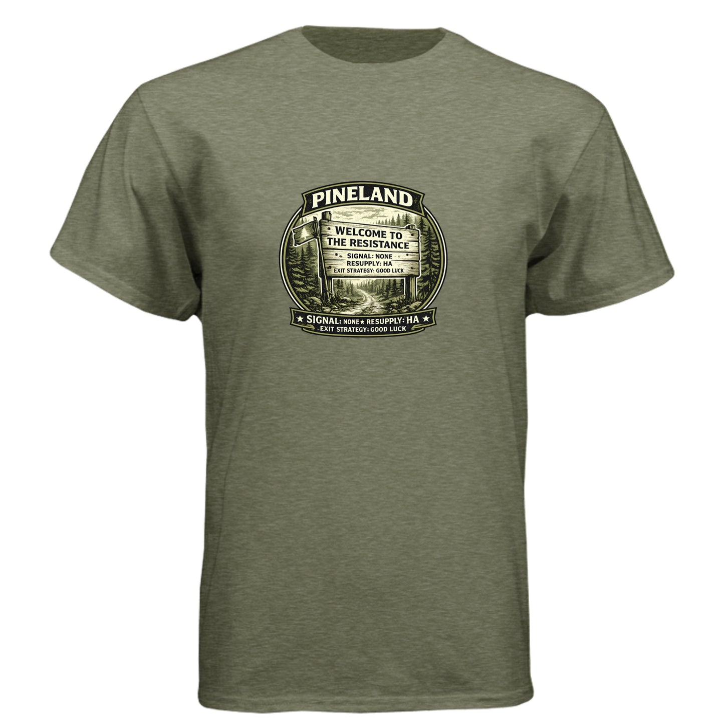 MILITARY GREEN - 6010 - FRONT