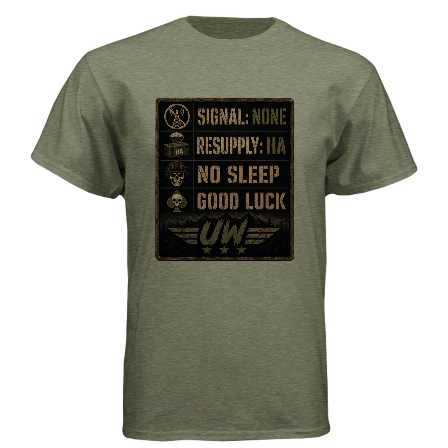 MILITARY GREEN - 6010 - FRONT