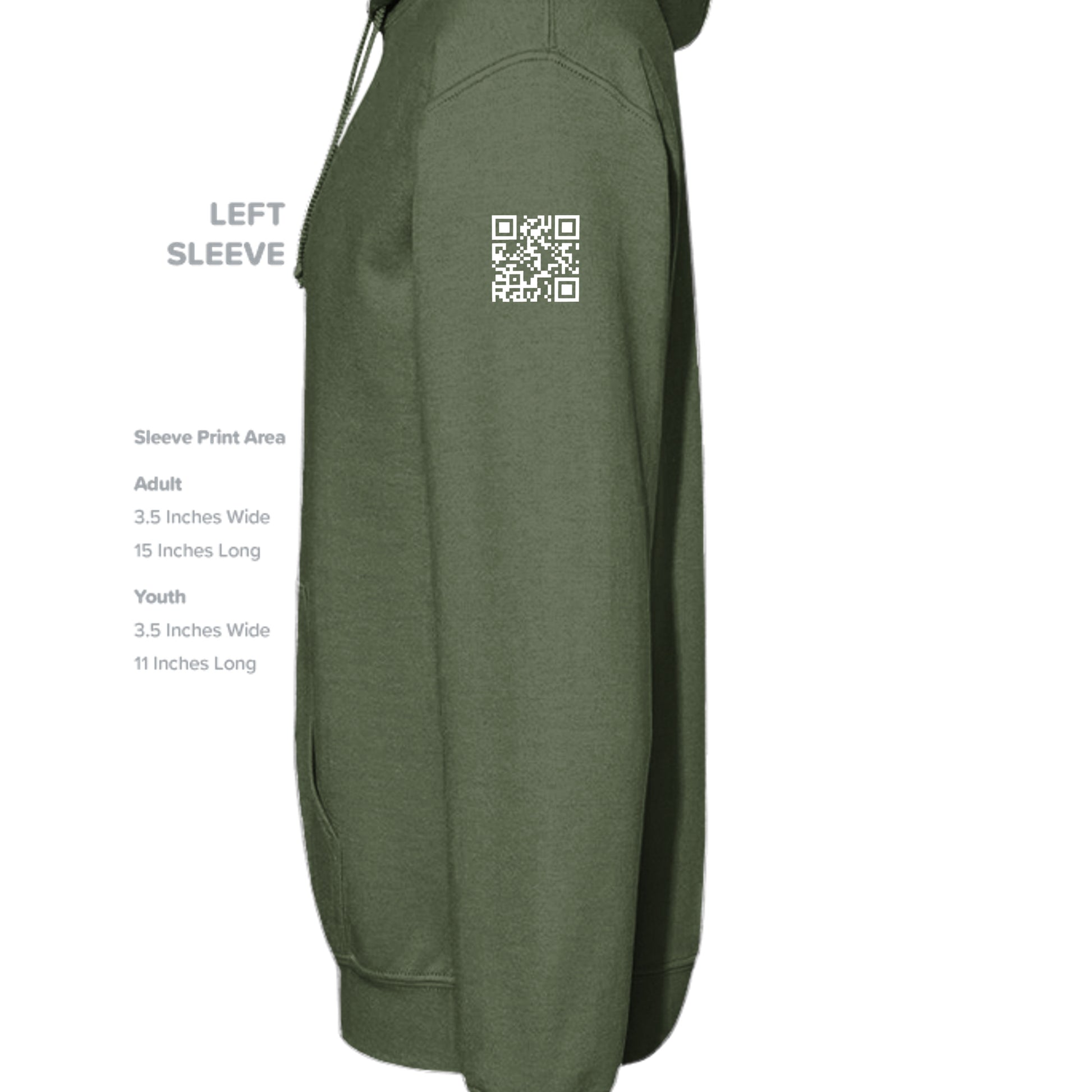 MILITARY GREEN - G185 - SLEEVE_LEFT