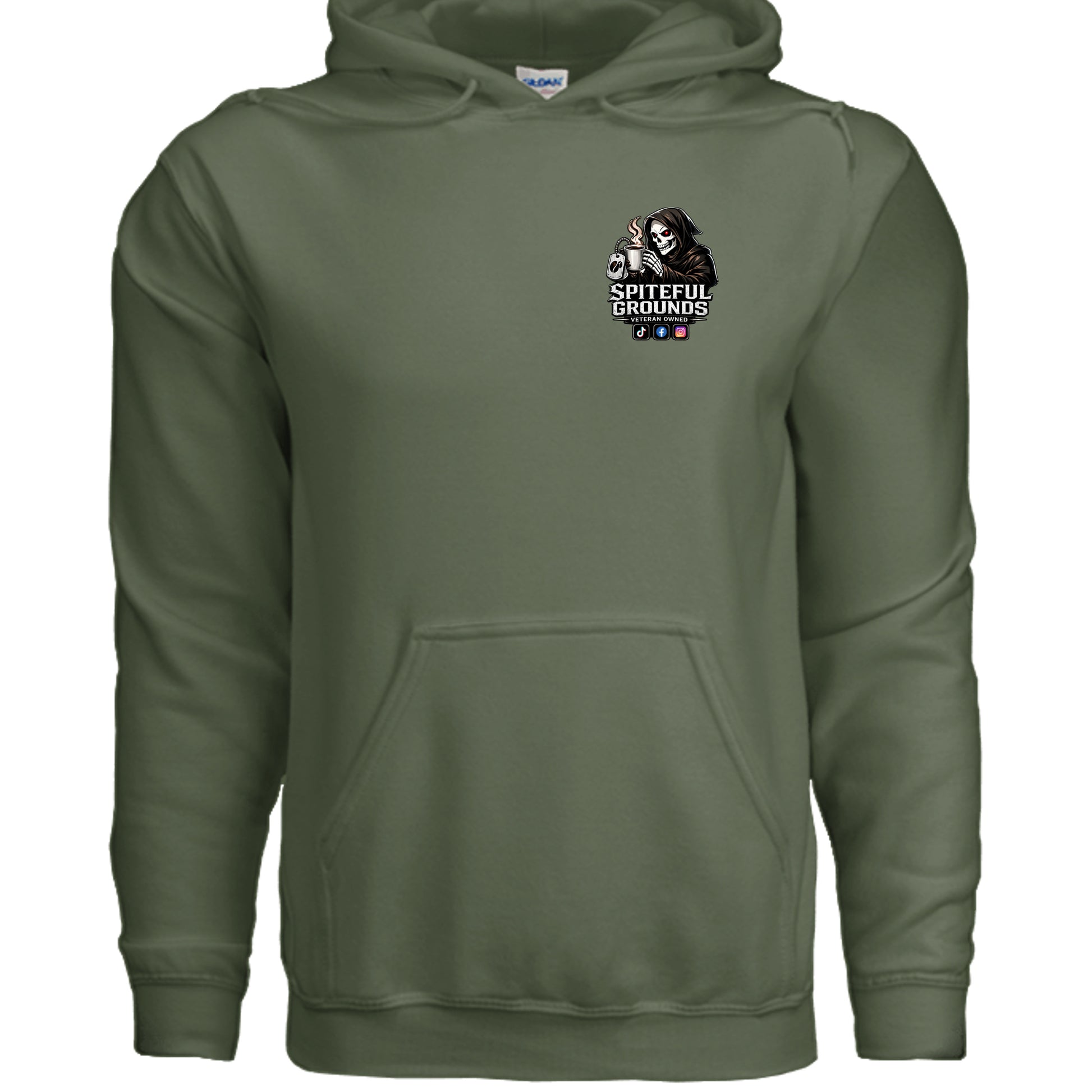 MILITARY GREEN - G185 - FRONT