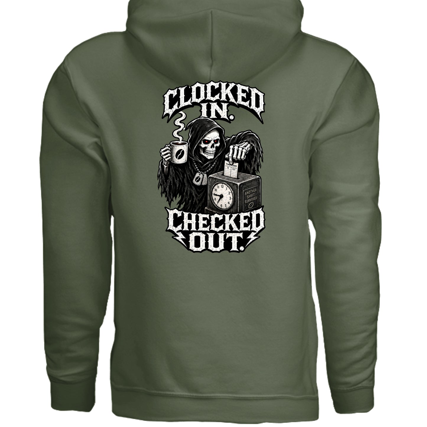 MILITARY GREEN - G185 - BACK