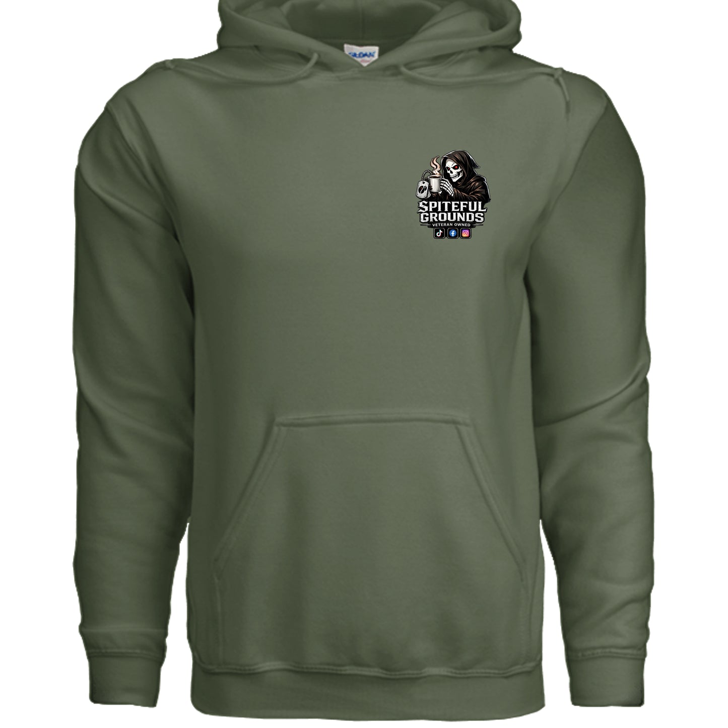 MILITARY GREEN - G185 - FRONT