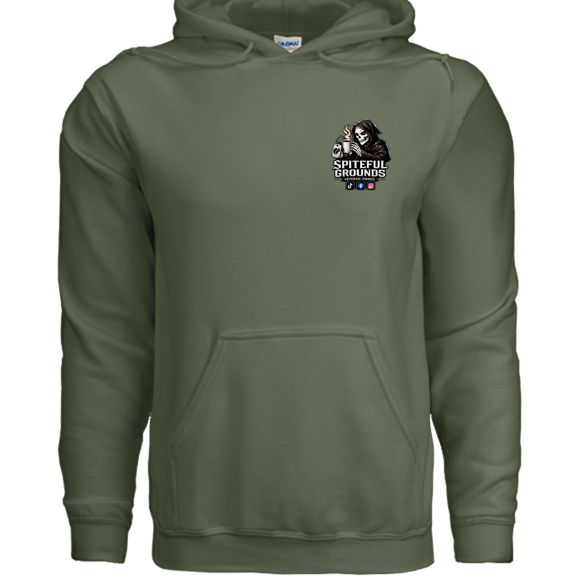 MILITARY GREEN - G185 - FRONT