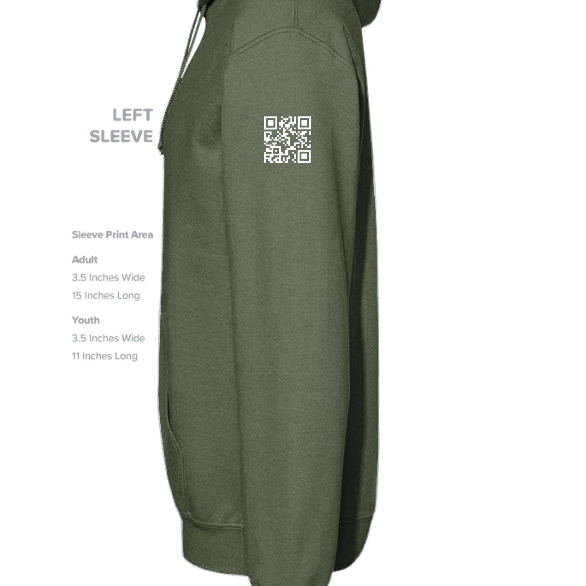 MILITARY GREEN - G185 - SLEEVE_LEFT