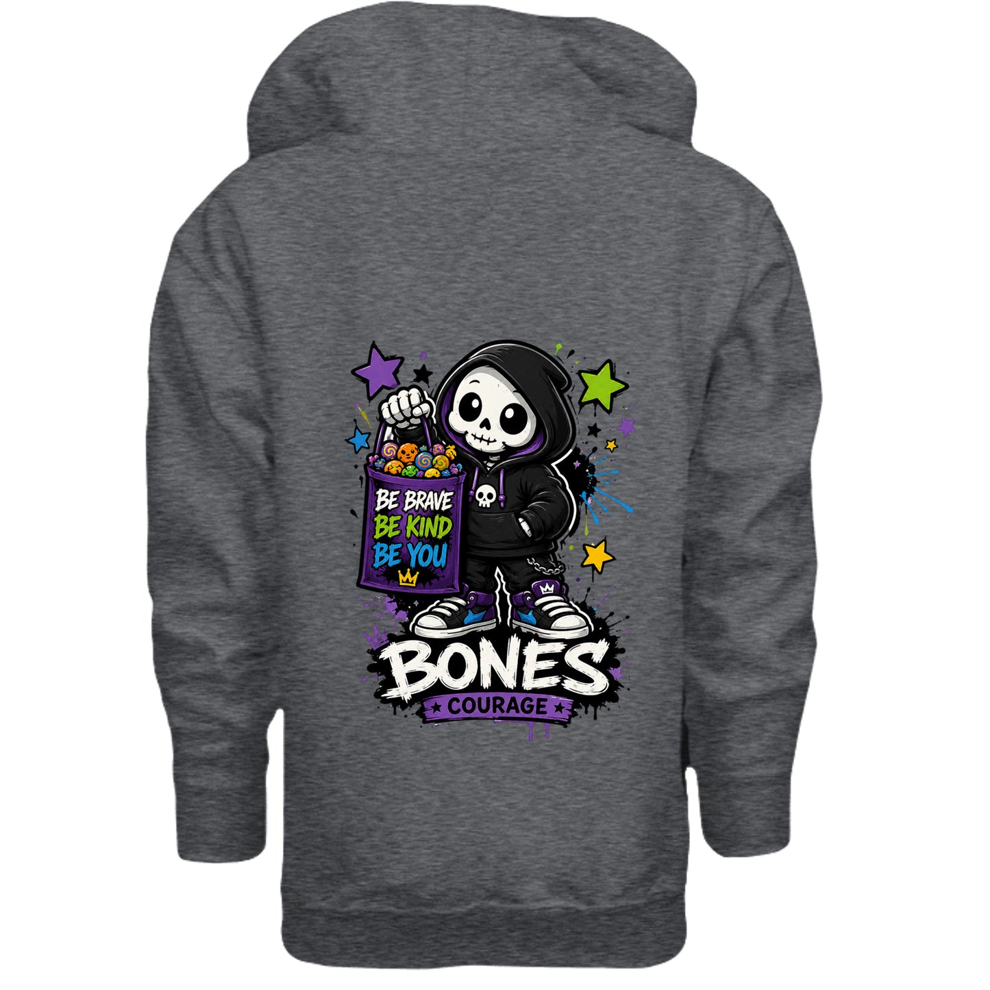 DARK HEATHER - G185B - BACK