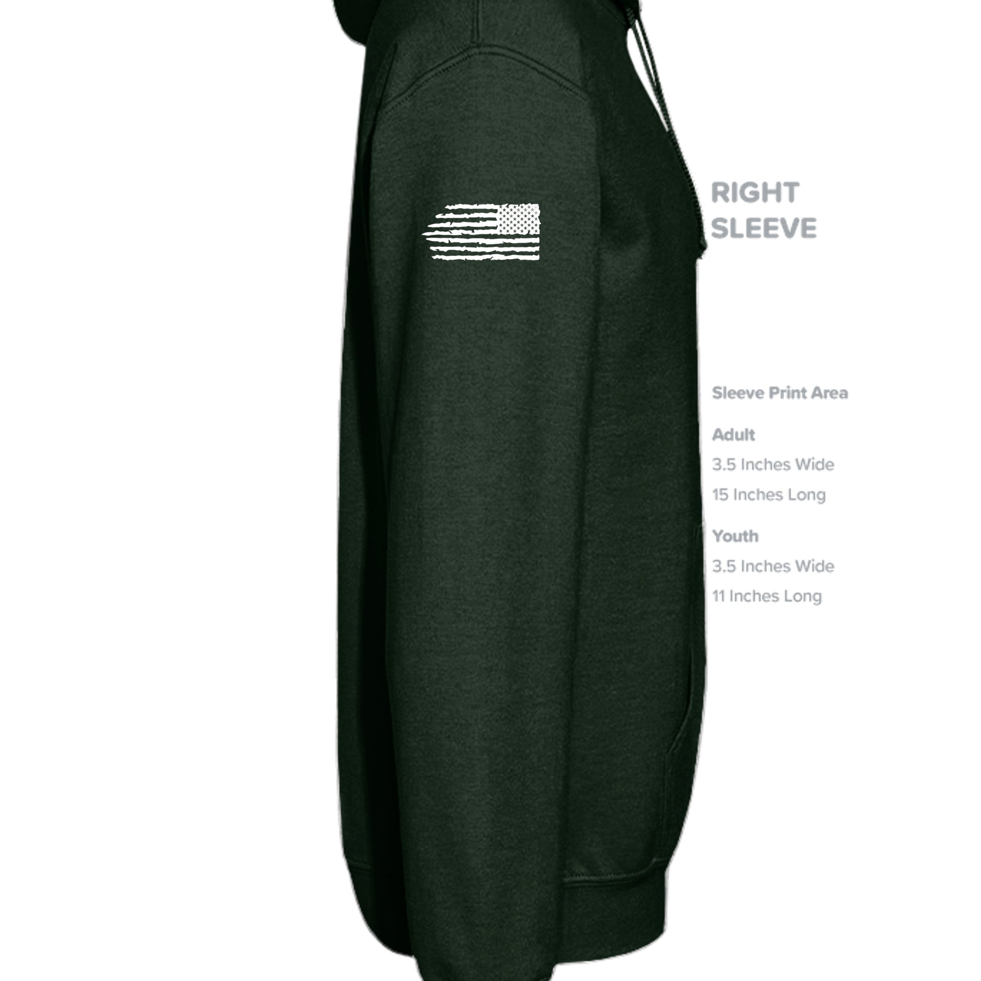 FOREST GREEN - G185B - SLEEVE_RIGHT