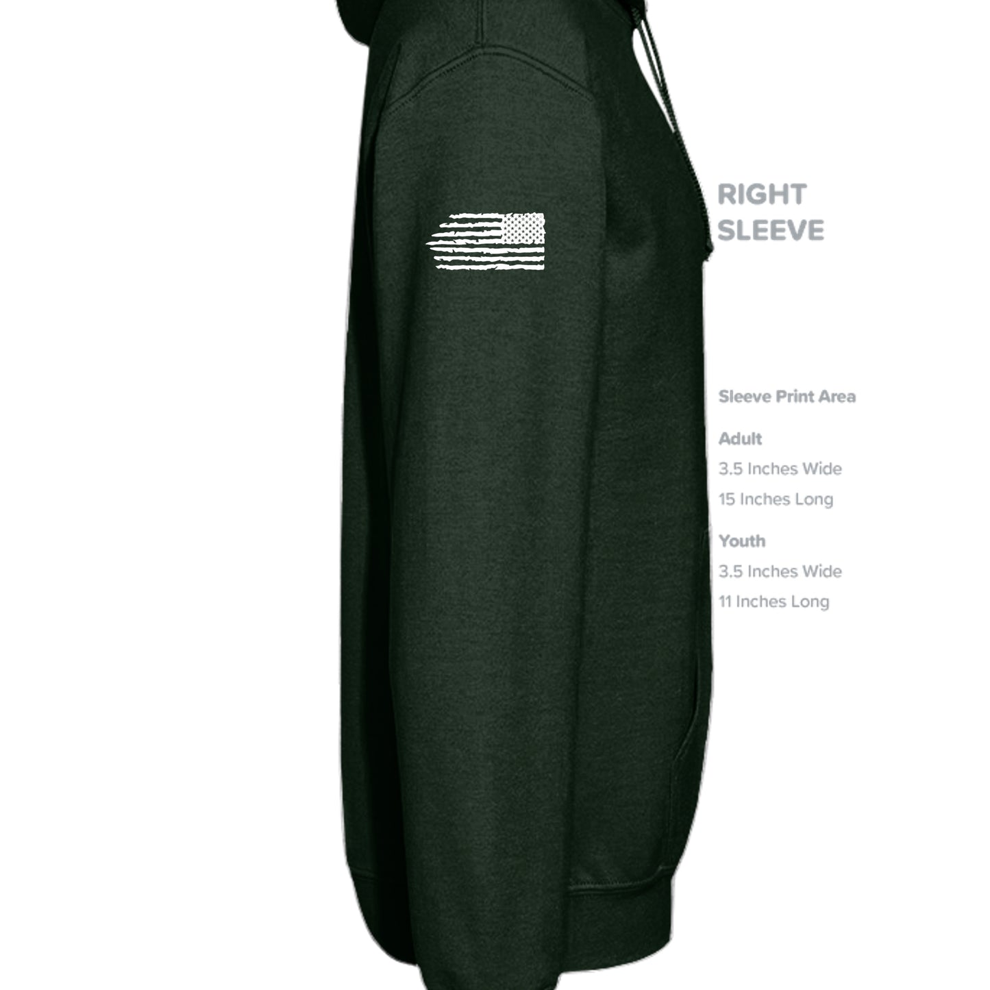 FOREST GREEN - G185B - SLEEVE_RIGHT