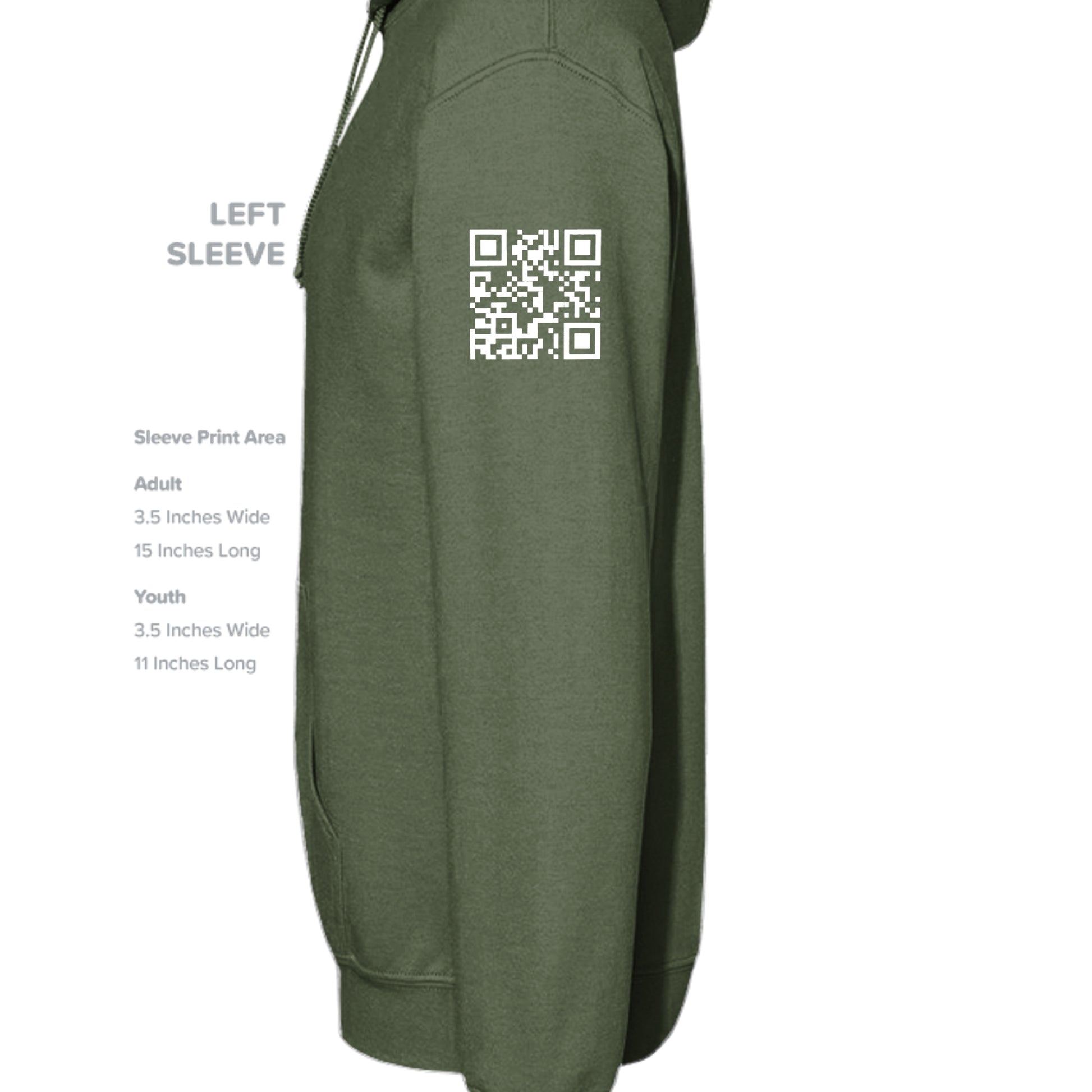 MILITARY GREEN - G185 - SLEEVE_LEFT