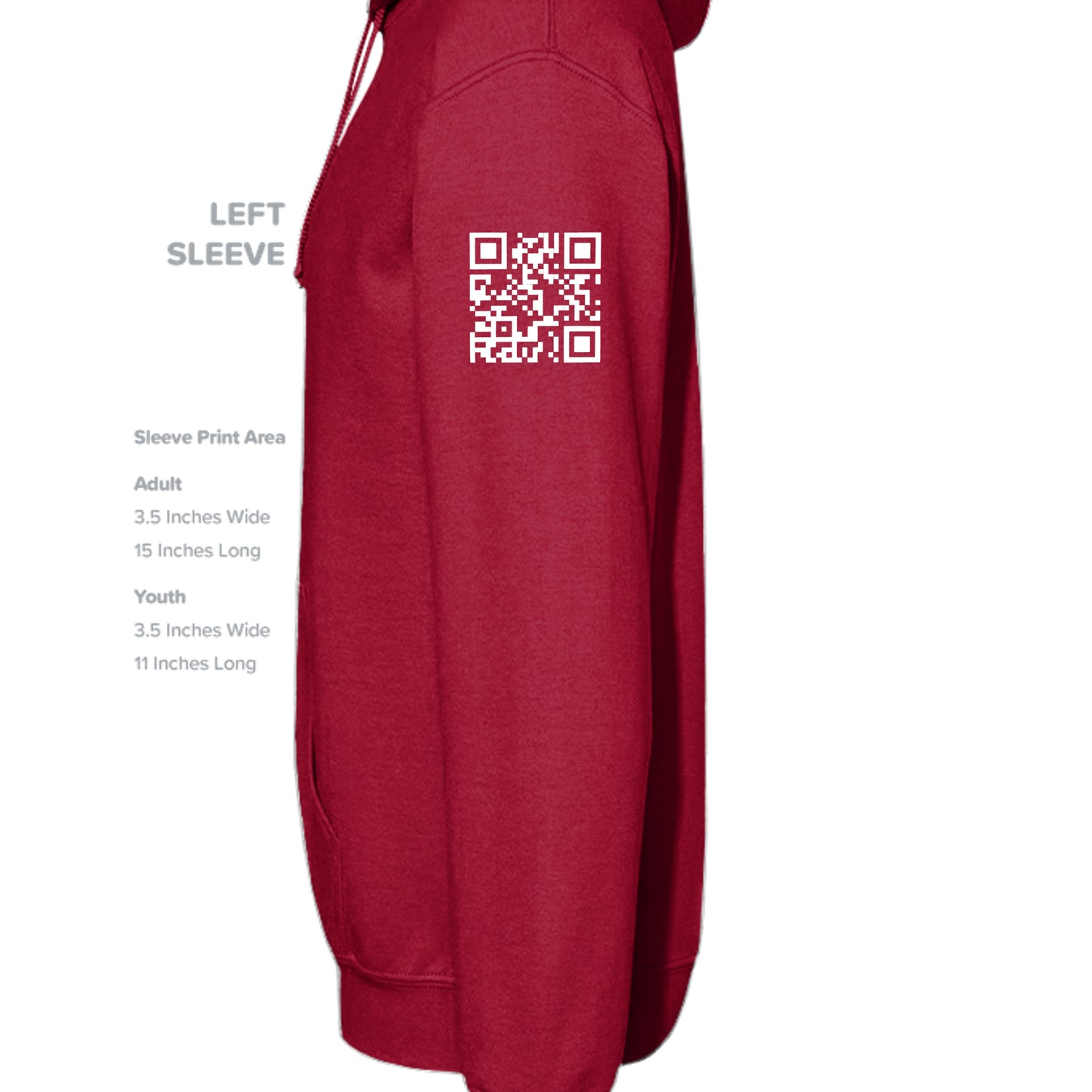 CARDINAL RED - G185 - SLEEVE_LEFT
