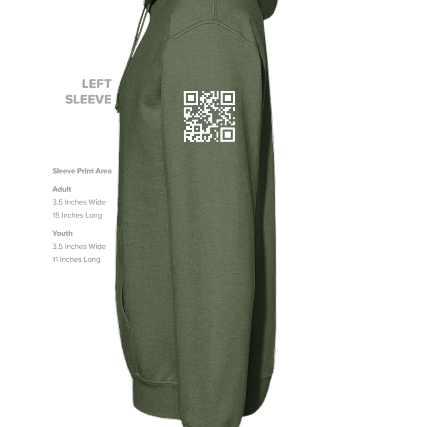MILITARY GREEN - G185 - SLEEVE_LEFT
