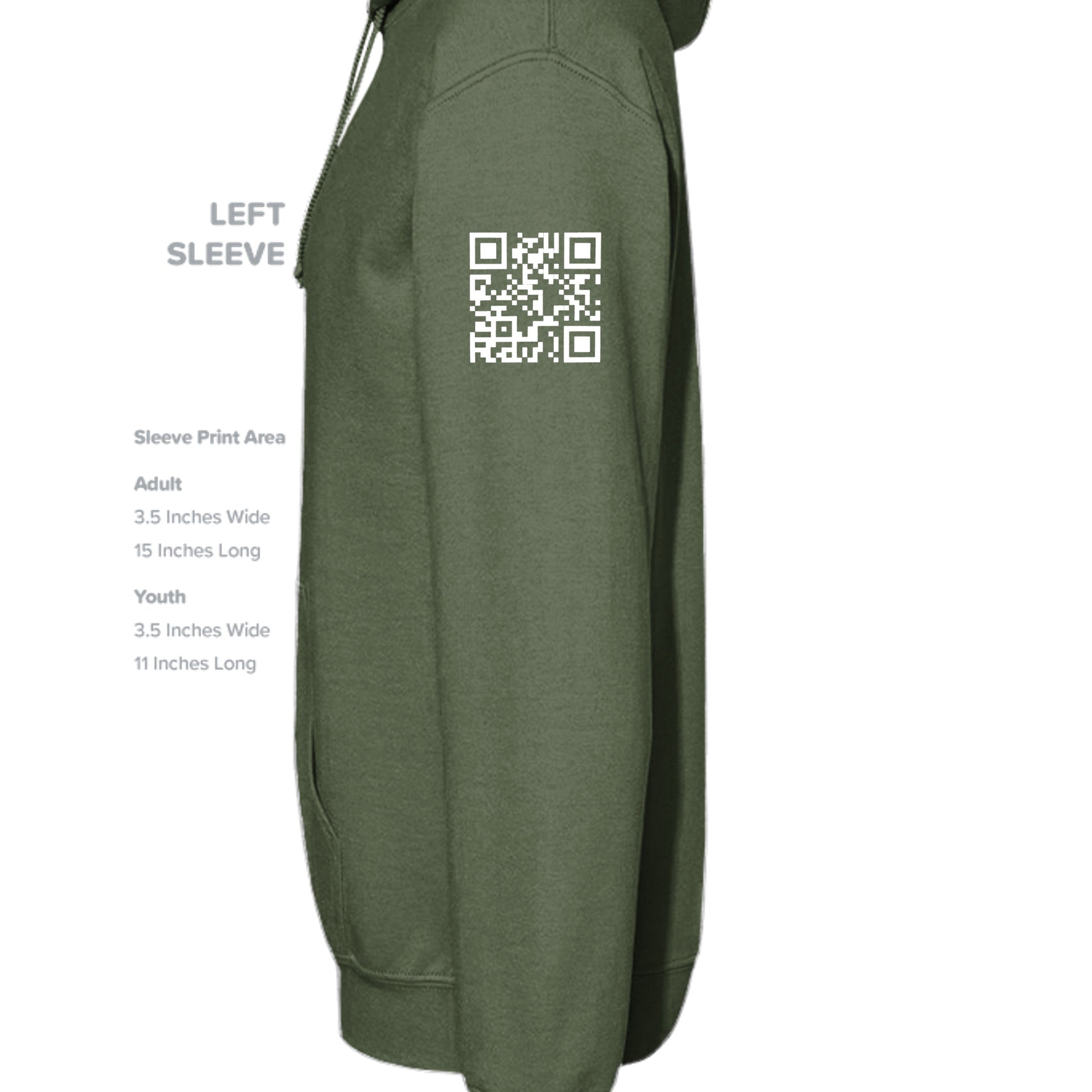MILITARY GREEN - G185 - SLEEVE_LEFT